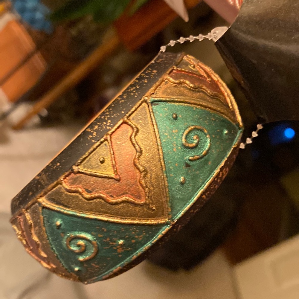 Vintage hand made wooden bracelet